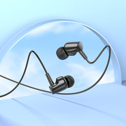Handsfree 3.5mm HOCO M112, Negru