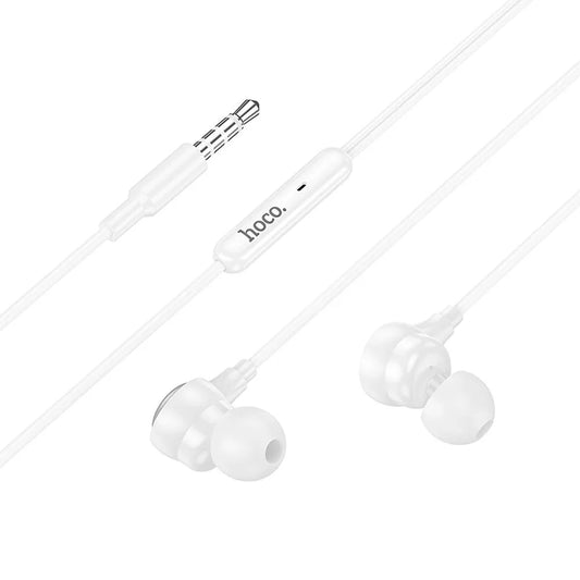 Handsfree 3.5mm HOCO M116, Alb