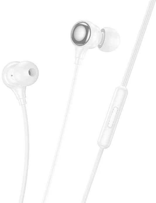 Handsfree 3.5mm HOCO M116, Alb