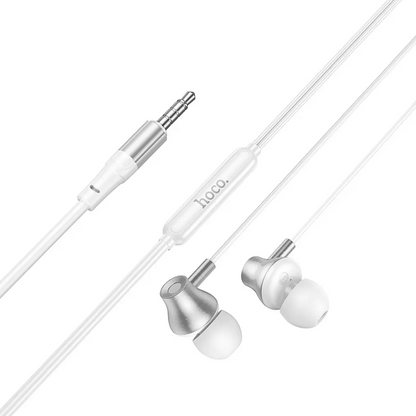 Handsfree 3.5mm HOCO M119, Argintiu