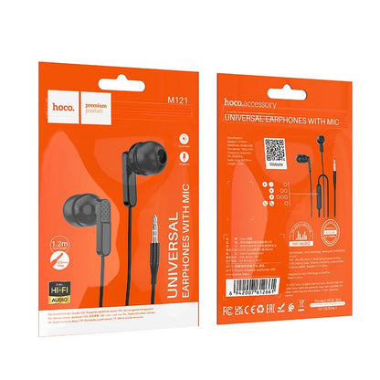 Handsfree 3.5mm HOCO M121, Negru