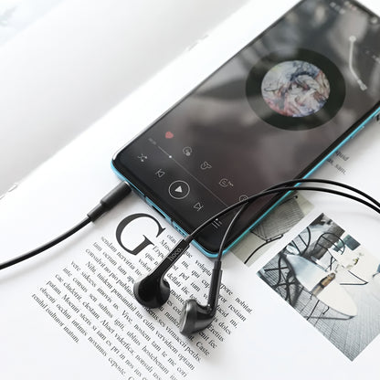 Handsfree 3.5mm HOCO M73, Negru