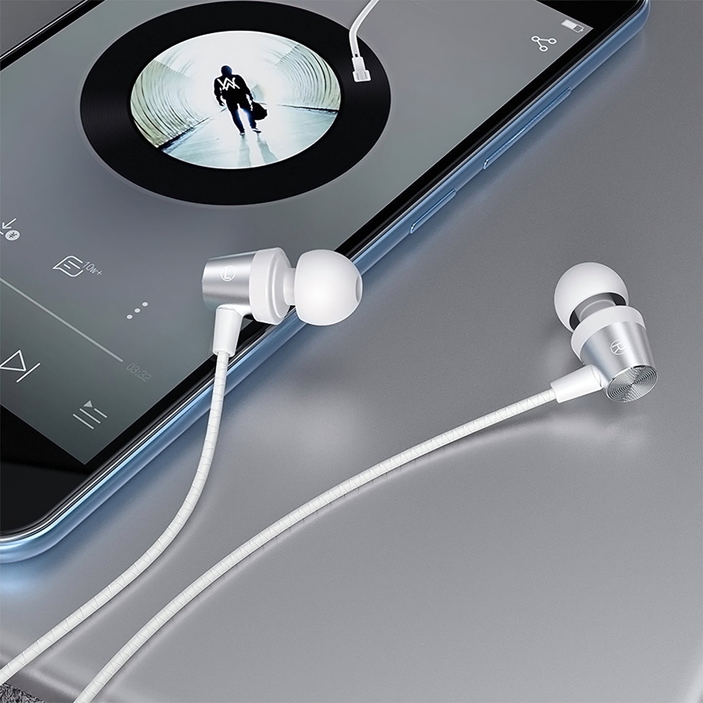 Handsfree 3.5mm HOCO M79, Alb