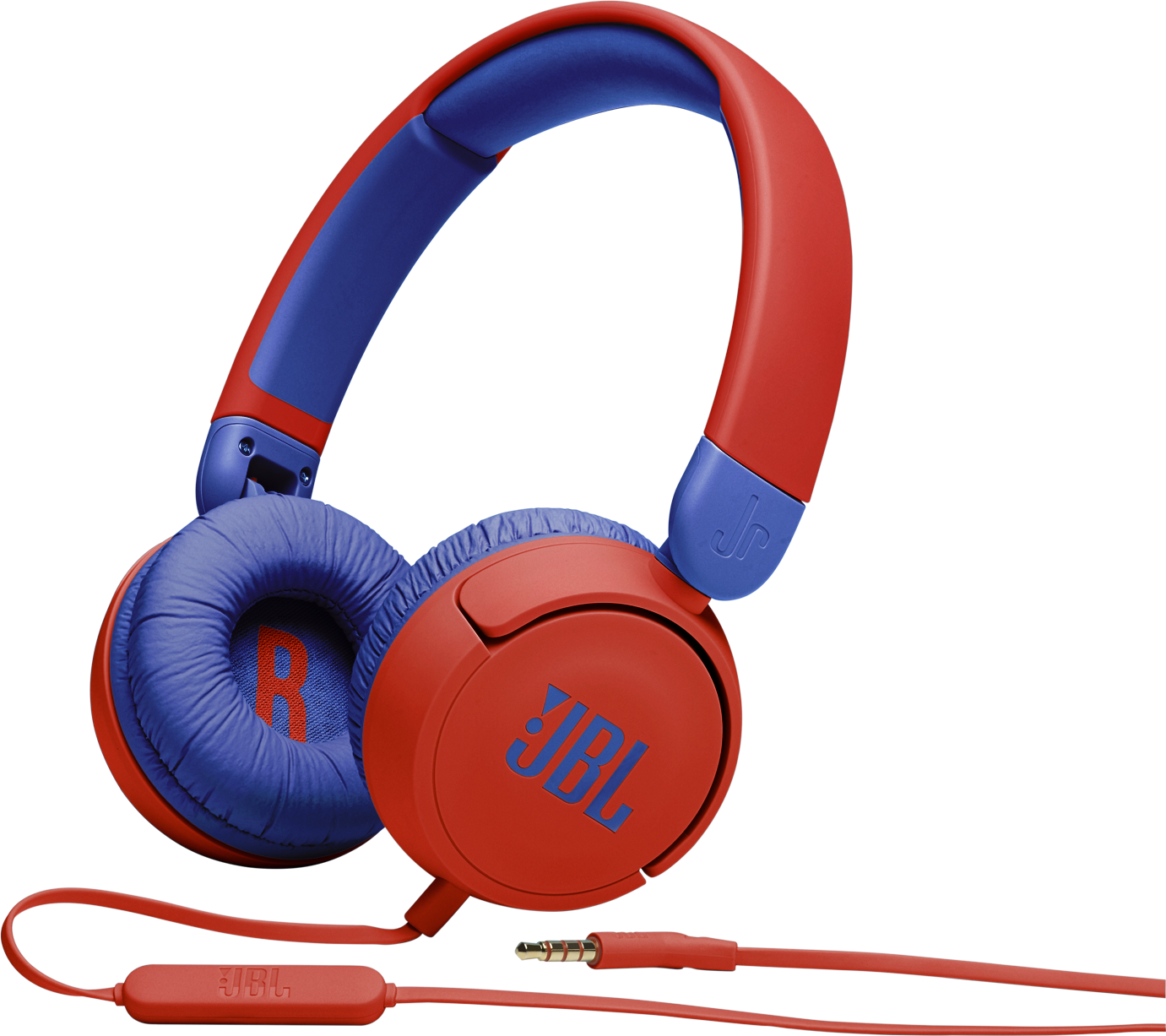 Zestaw głośnomówiący 3,5 mm JBL JR 310 Kids, czerwony JBLJR310RED