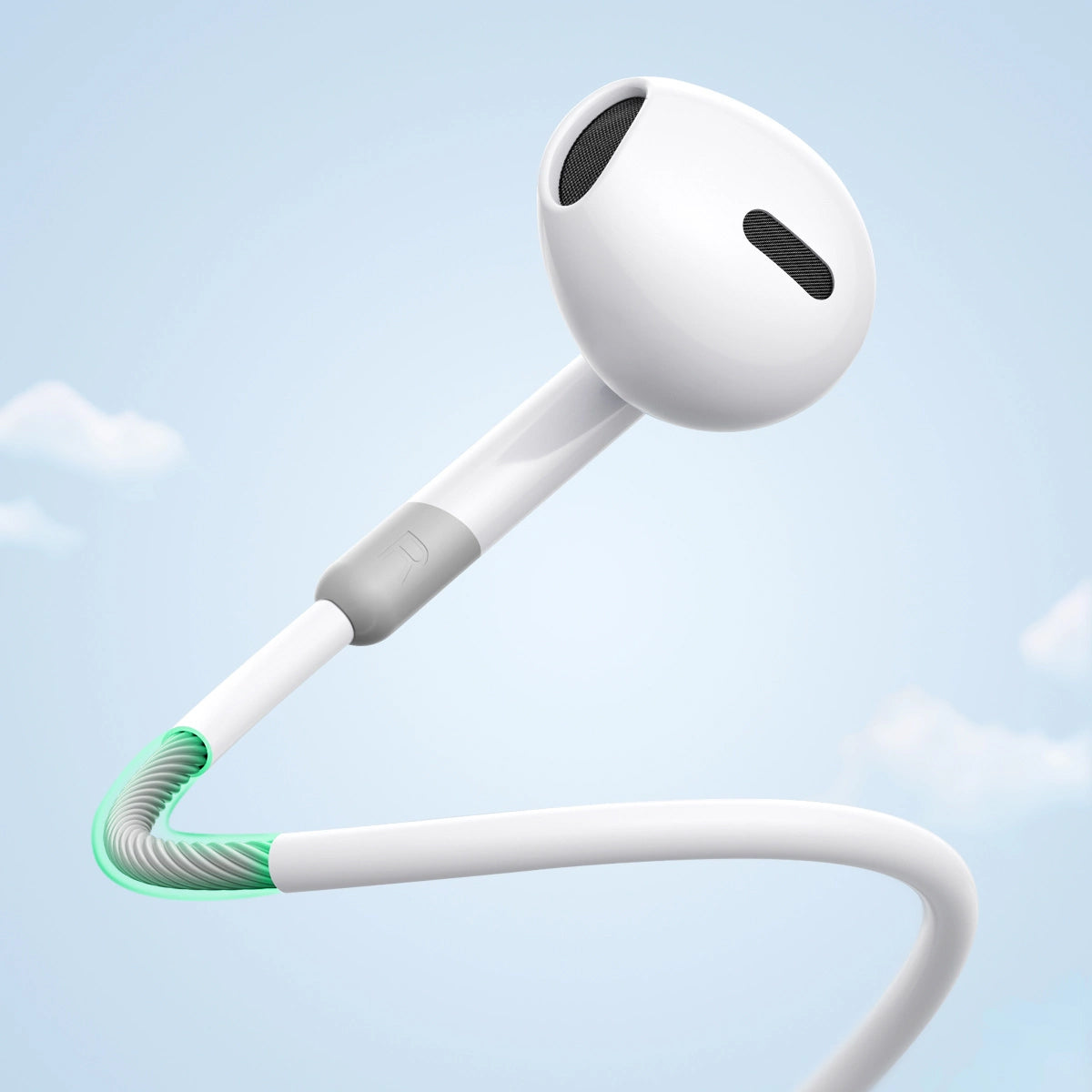 Handsfree 3.5mm Joyroom JR-EW01, Alb