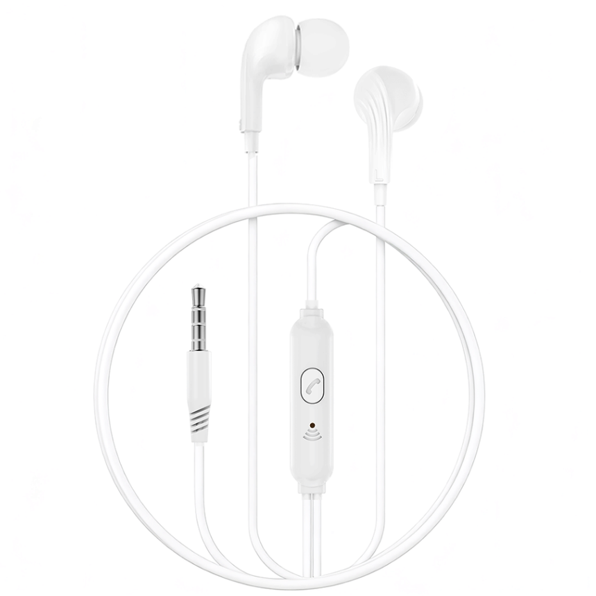 Handsfree 3.5mm XO Design EP86, Alb