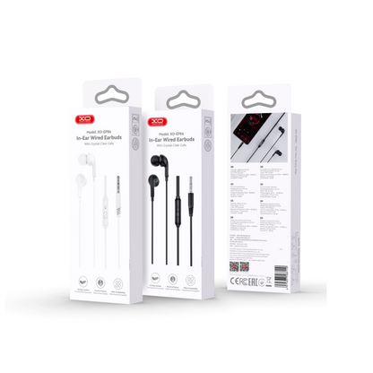 Handsfree 3.5mm XO Design EP86, Negru