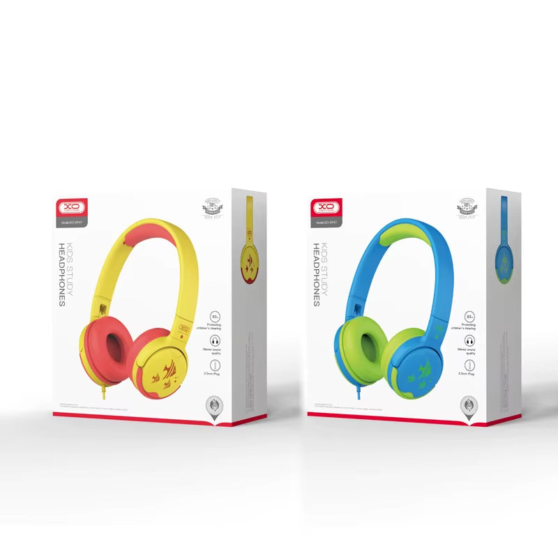 Casti 3.5mm XO Design EP47 Study Kids, Galbene