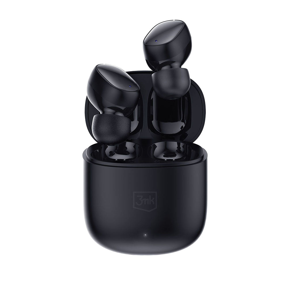 Handsfree Bluetooth 3MK FlowBuds, TWS, Negru