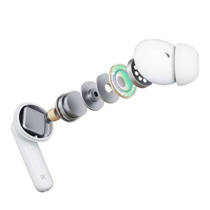 Handsfree Bluetooth 3MK LIFEPODS, TWS, ANC, Alb