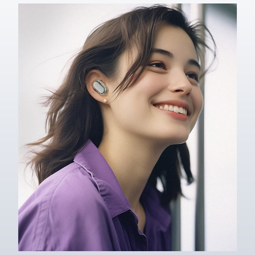 Handsfree Bluetooth Acefast Acefit Neo, TWS, Alb