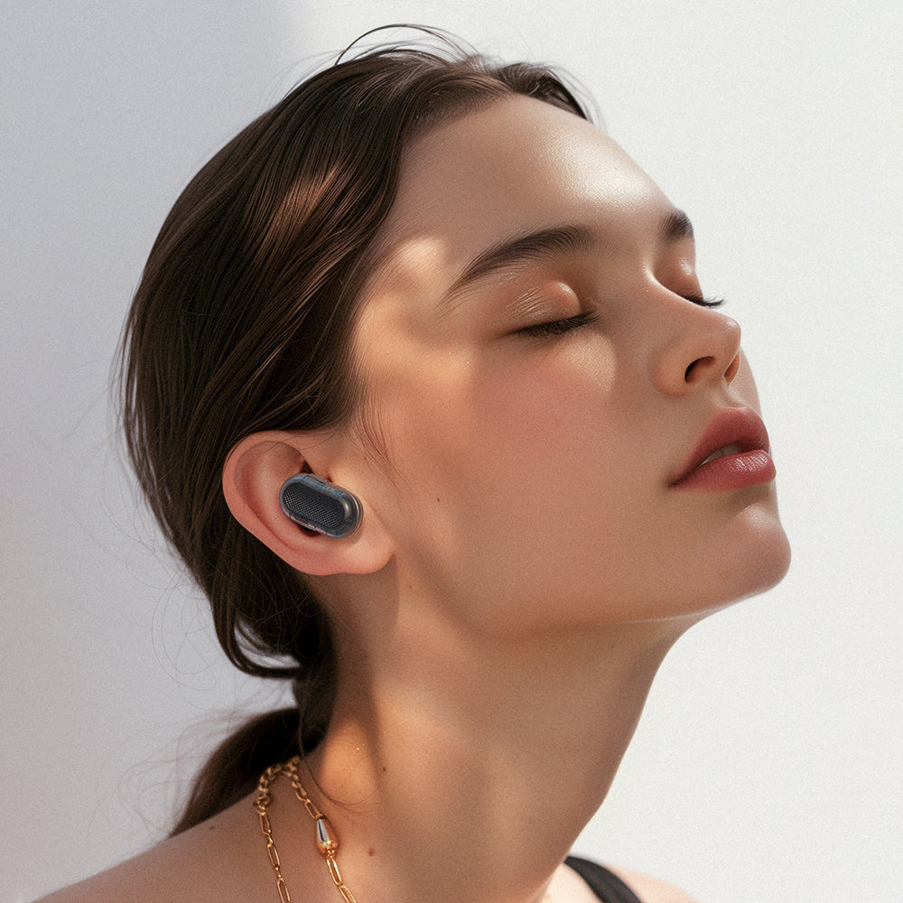 Handsfree Bluetooth Acefast Acefit Neo, TWS, Negru