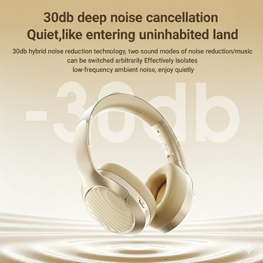 Handsfree Bluetooth Acefast H5, A2DP, ANC, Negru