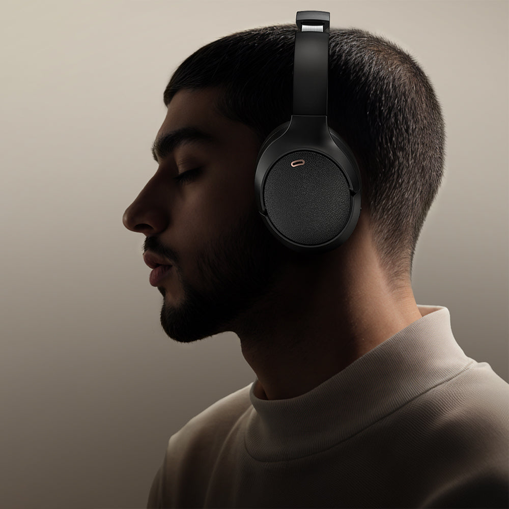 Handsfree Bluetooth Acefast H6, A2DP, ANC, Negru