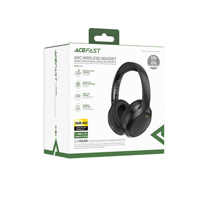Handsfree Bluetooth Acefast H6, A2DP, ANC, Negru