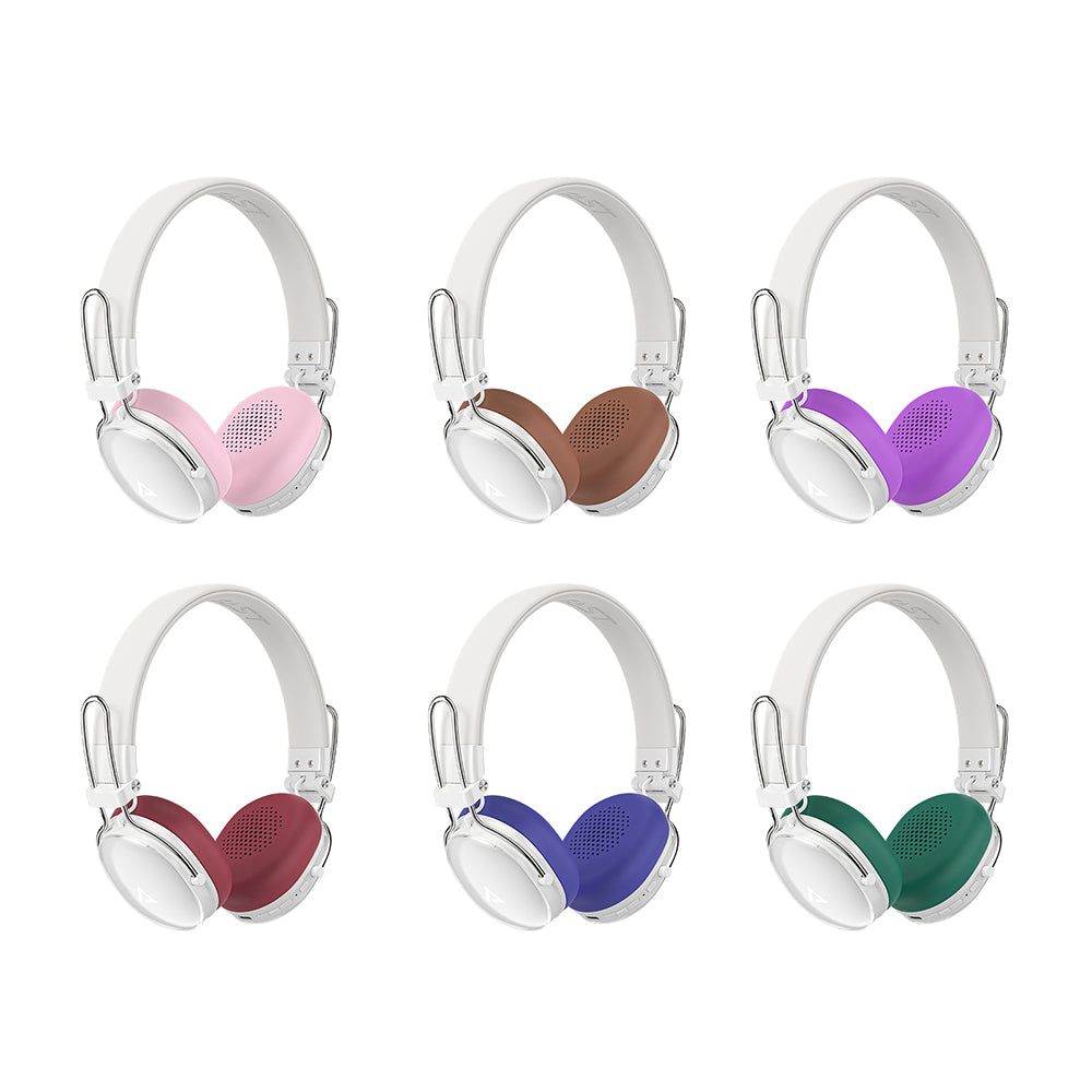 Handsfree Bluetooth Acefast H7, A2DP, ANC, Alb