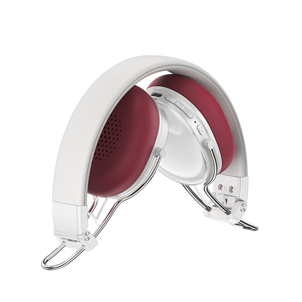 Handsfree Bluetooth Acefast H7, A2DP, ANC, Alb