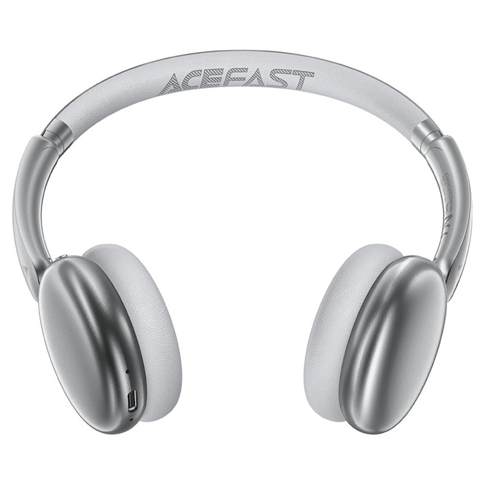 Handsfree Bluetooth Acefast H8, A2DP, ANC, Argintiu