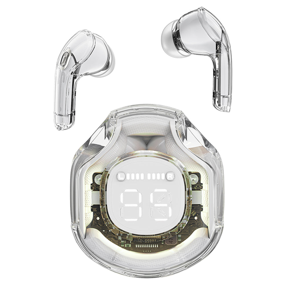 Handsfree Bluetooth Acefast T8, TWS, Alb