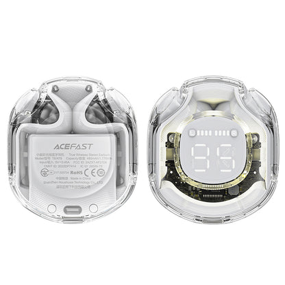 Handsfree Bluetooth Acefast T8, TWS, Alb