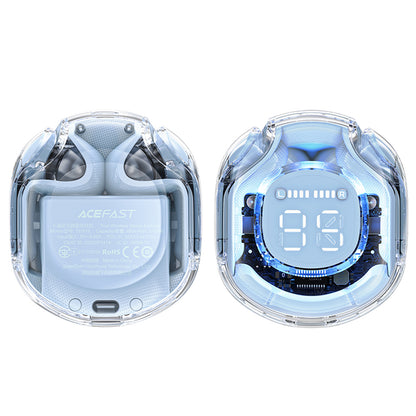Handsfree Bluetooth Acefast T8, TWS, Albastru
