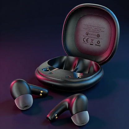 Handsfree Bluetooth Acefast W3, TWS, ANC, Negru