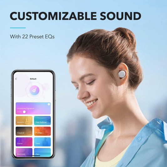 Handsfree Bluetooth Anker SoundCore A25i, TWS, Alb A3948G21