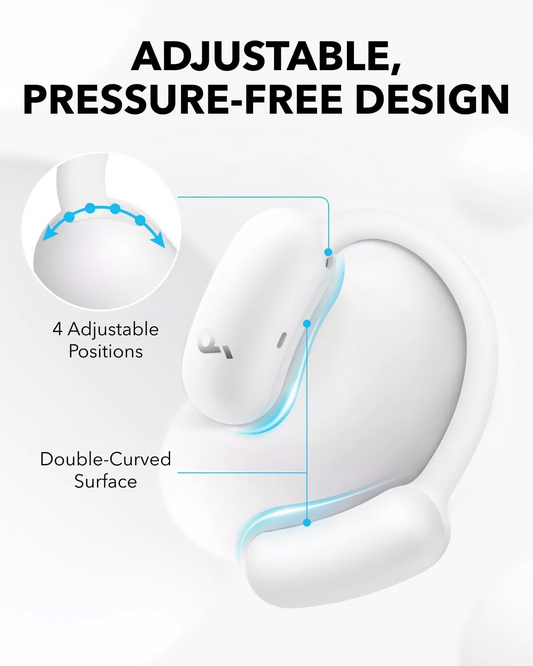 Handsfree Bluetooth Anker SoundCore AeroFit 2, TWS, Alb A3874G21