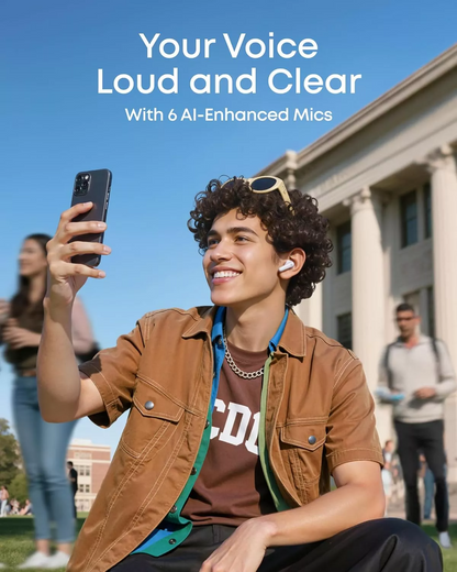 Handsfree Bluetooth Anker SoundCore R60i, TWS, ANC, Alb D1202G21