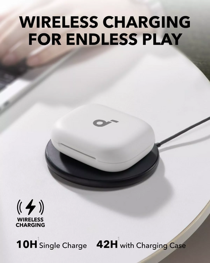Handsfree Bluetooth Anker SoundCore AeroFit 2, TWS, Alb A3874G21