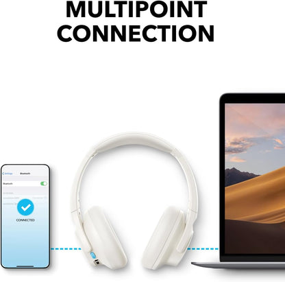 Handsfree Bluetooth Anker Soundcore Q11i, MultiPoint, A2DP, Alb A3005G21