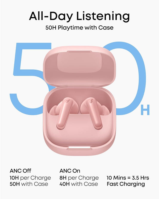 Handsfree Bluetooth Anker SoundCore R60i, TWS, ANC, Roz D1202G51