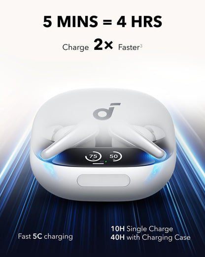 Handsfree Bluetooth Anker SoundCore Liberty 4 Pro, TWS, ANC, Alb A3954G21