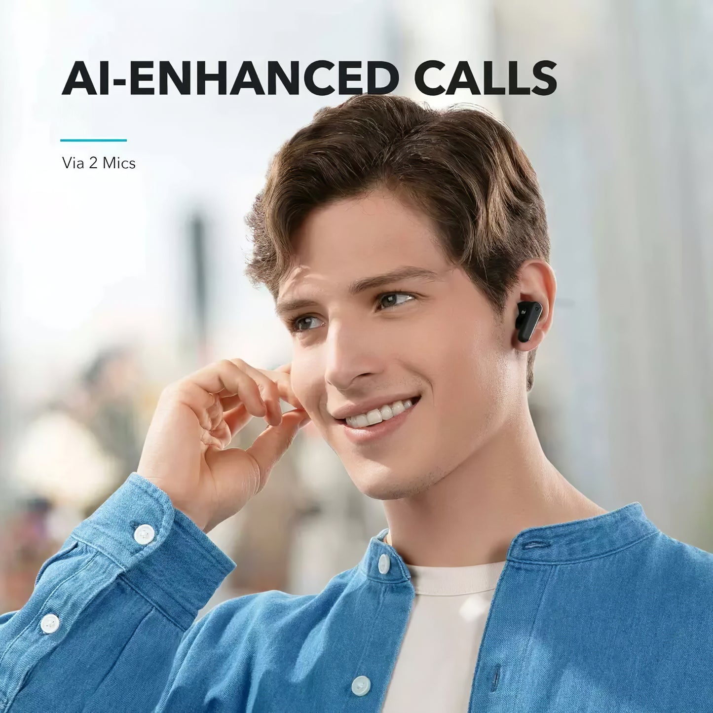 Handsfree Bluetooth Anker SoundCore R50i, TWS, Negru A3949G11