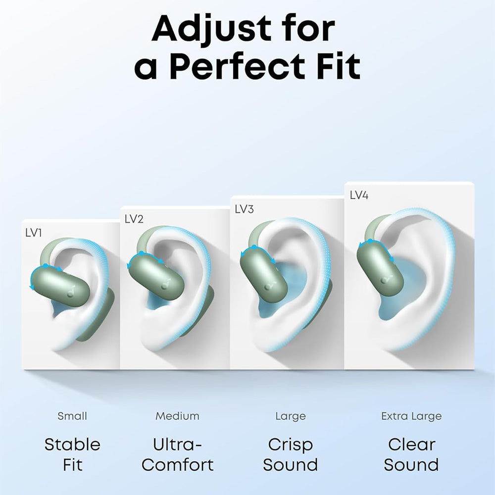 Handsfree Bluetooth Anker SoundCore AeroFit 2, TWS, Albastru A3874G31