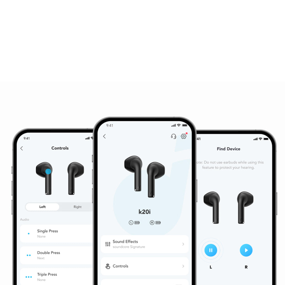 Handsfree Bluetooth Anker SoundCore K20i, TWS, Albastru A3994G31