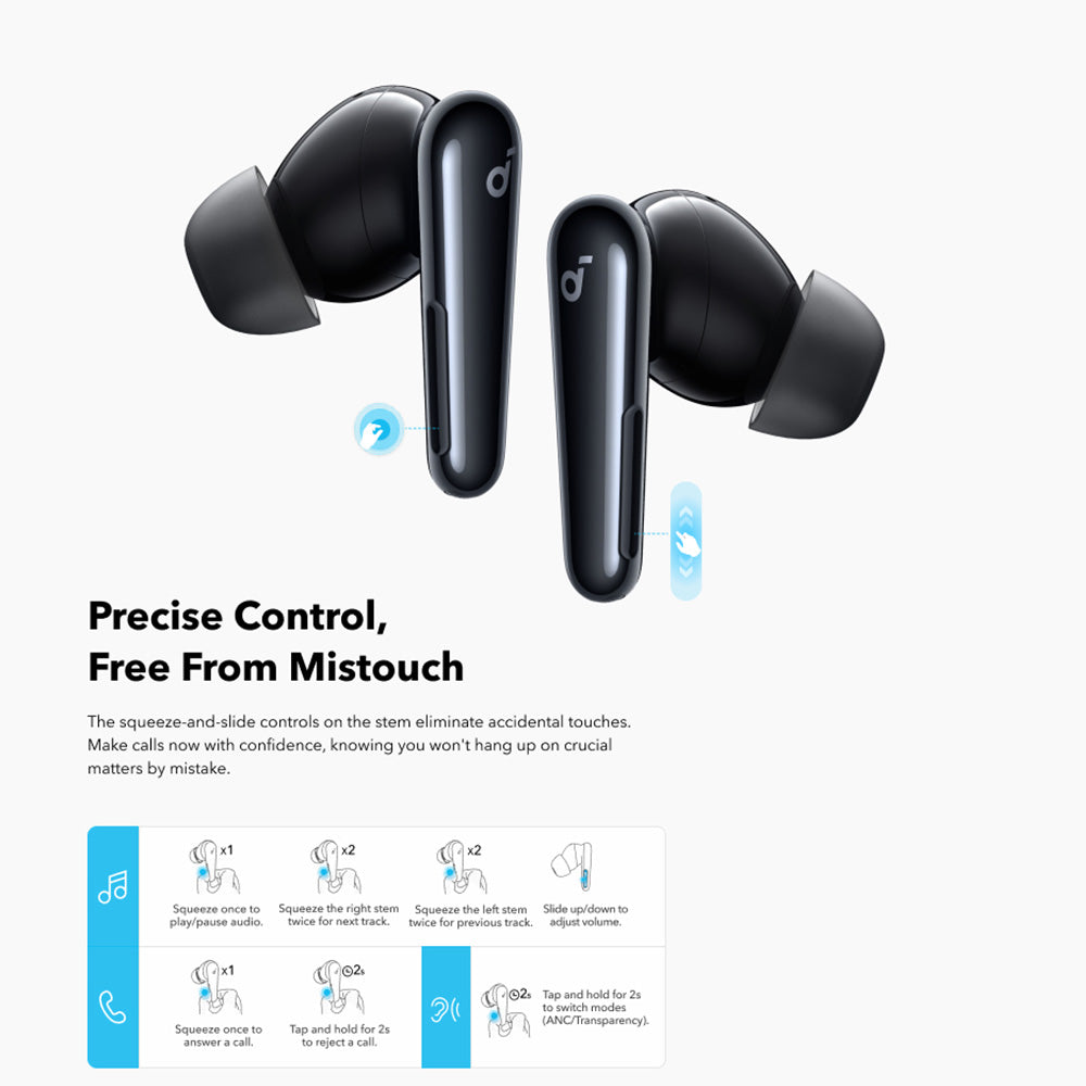 Handsfree Bluetooth Anker SoundCore Liberty 4 Pro NC, TWS, ANC, Negru A3954GF1
