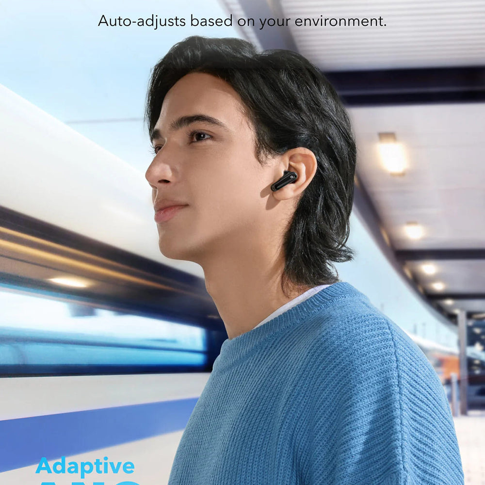 Handsfree Bluetooth Anker SoundCore P40i, TWS, ANC, Albastru A3955G31