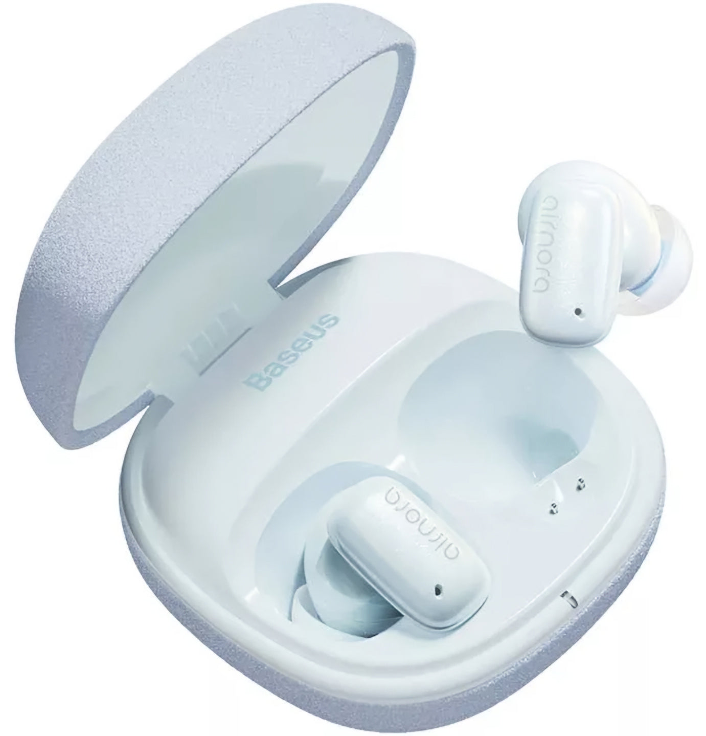 Handsfree Bluetooth Baseus AirNora 2, TWS, ANC, Albastru NGTW320203