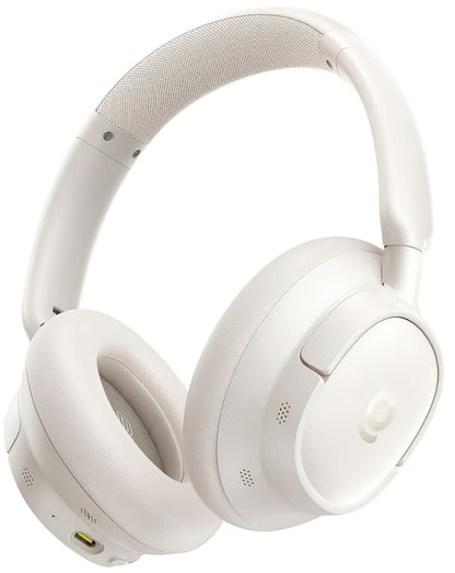 Handsfree Bluetooth Baseus Bass BH1 NC, MultiPoint, A2DP, ANC, Alb A0203702