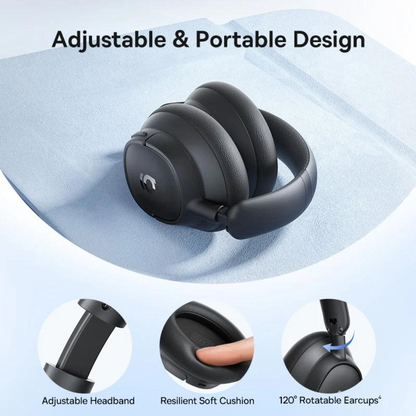 Handsfree Bluetooth Baseus Bass BH1 NC, MultiPoint, A2DP, ANC, Negru A0203703