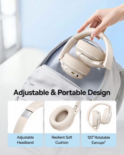 Handsfree Bluetooth Baseus BH1 Lite, A2DP, Alb A0203C02