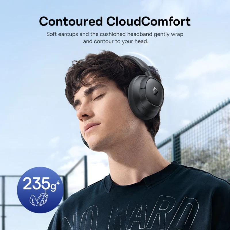 Handsfree Bluetooth Baseus Bass BH1 NC, MultiPoint, A2DP, ANC, Negru A0203703