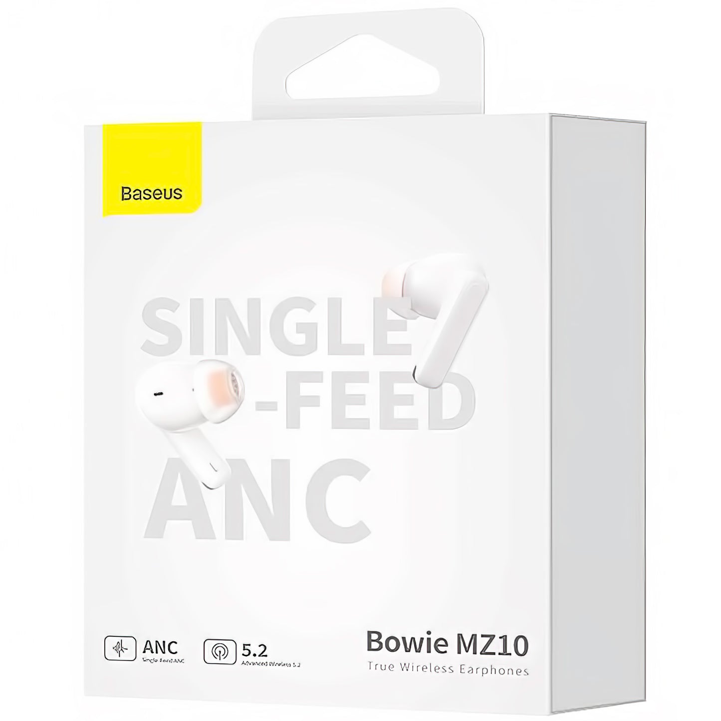 Handsfree Bluetooth Baseus Bowie MZ10, TWS, ANC, Alb NGTW340102