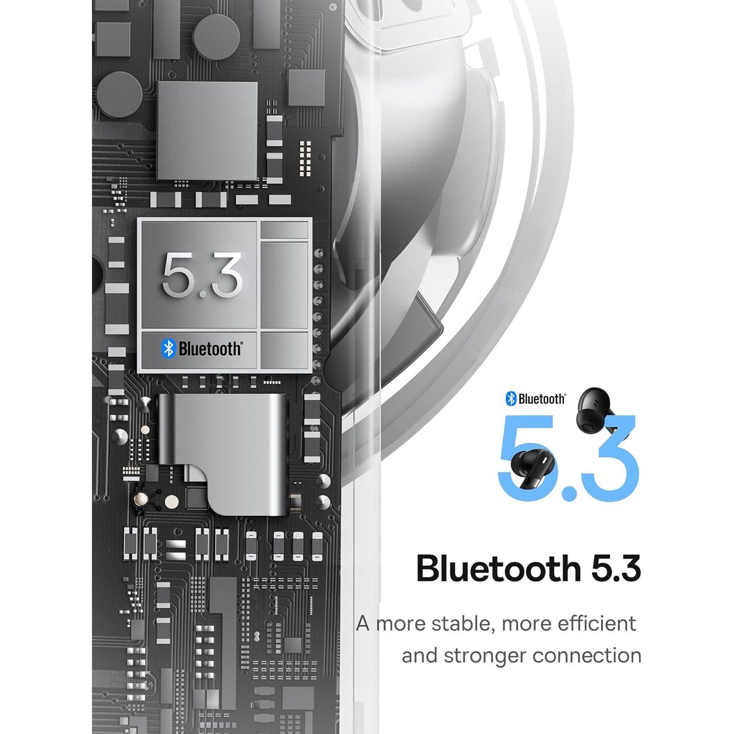 Handsfree Bluetooth Baseus Bowie E20, TWS, Negru