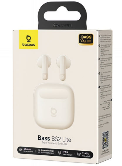 Handsfree Bluetooth Baseus Bowie Bass BS2 Lite, TWS, Roz A0010A07