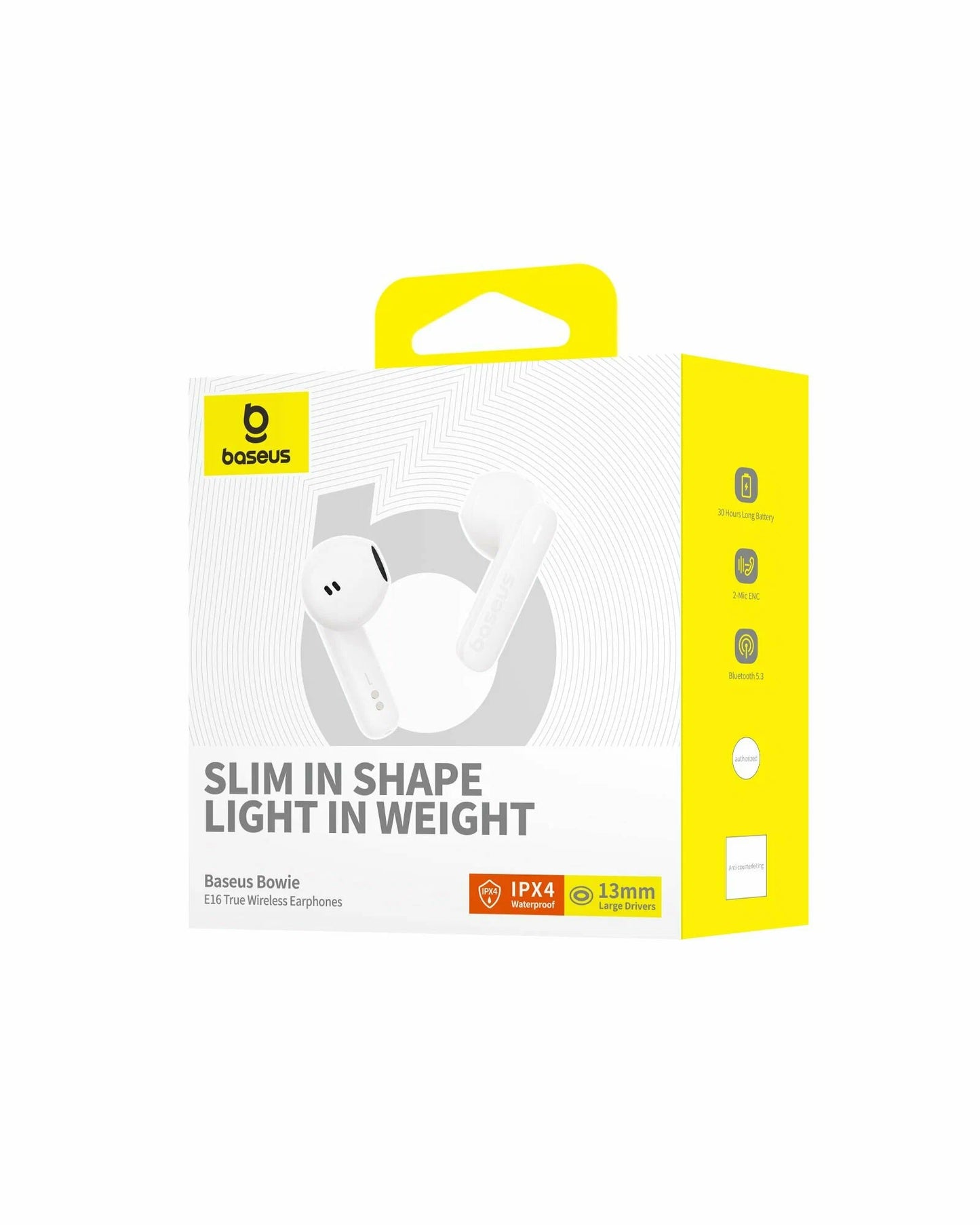 Handsfree Bluetooth Baseus Bowie E16, TWS, Alb A00061900223-00