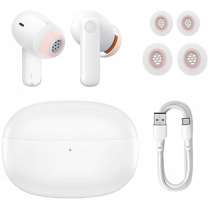 Handsfree Bluetooth Baseus Bowie MZ10, TWS, ANC, Alb NGTW340102