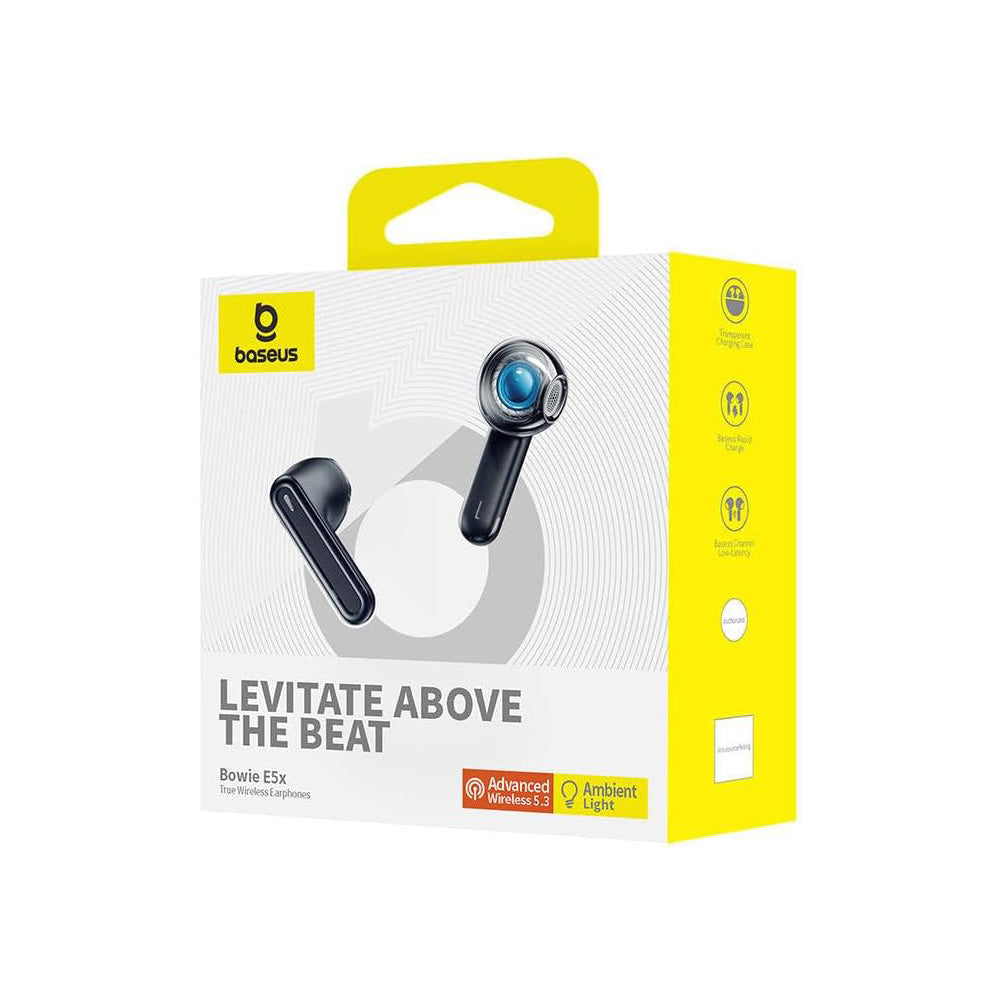 Handsfree Bluetooth Baseus Bowie E5x, TWS, Negru A00060101123-00
