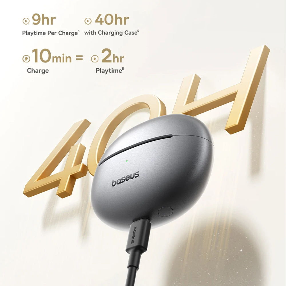 Handsfree Bluetooth Baseus Bowie MC1 Pro, TWS, MultiPoint, Negru A0102503